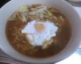 ポーチドエッグのせラーメン作り方6写真