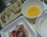 塩麹で♪たらの芽の肉巻きフライ作り方2写真