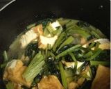小松菜の菜っ葉の煮物作り方6写真