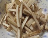 セロリの葉deきんぴら牛蒡作り方2写真
