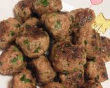 冷凍保存可ふっくら旨い餃子味のニラ肉団子作り方6写真