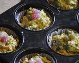 よもぎと甘納豆のマフィン作り方10写真