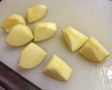 ♡お弁当に♡ハートのリンゴ♡作り方2写真