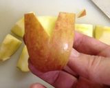 ♡お弁当に♡ハートのリンゴ♡作り方5写真
