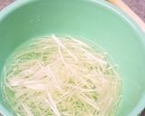 酒のつまみに♡メンマ＆白髪葱＆油揚げ和え作り方5写真