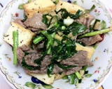 牛肉と厚揚げのしょうゆ麹炒める作り方5写真