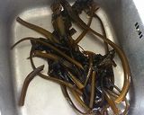 麺つゆで簡単！茎わかめのおかか和え作り方1写真