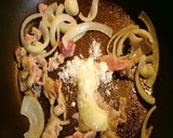 [一人前]　卵とじ豚丼　作り方3写真