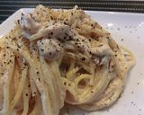 おひとりランチ…ツナクリームチーズパスタ作り方5写真