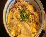 [一人前]　卵とじ豚丼　作り方6写真