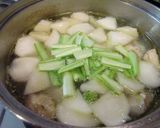 ✿鶏肉の旨味を使ったカブのスープ✿作り方7写真