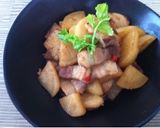 簡単！ご飯がススム！甘辛豚バラ大根炒め煮作り方7写真