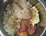 冷めても柔らかい☆ダブルチーズハンバーグ作り方4写真