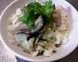 牡蠣飯作り方4写真
