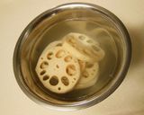 蓮根と海老のふんわりつくね作り方1写真