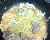 牛肉のみそ焼きそば作り方2写真