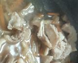 きんぴらごぼうの卵とじ丼作り方1写真