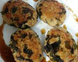 蓮根とわかめ入り照り焼きつくね作り方6写真