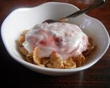 朝食シリアルヨーグルト作り方3写真