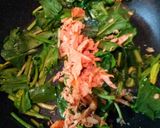 大絶賛！鮭とホウレン草のクリームパスタ作り方7写真