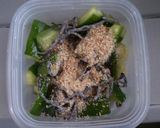超簡単！きゅうりの塩昆布・胡麻和え作り方5写真
