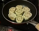 ◆簡単アレンジ♡蓮根の照り焼き挟み焼き◆作り方3写真