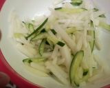 青梗菜と大根きゅうりのナムル作り方1写真