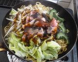 パパのゴーヤー焼きそば作り方4写真