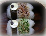 簡単キャラ弁：こいのぼりのおにぎり作り方8写真
