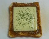 カレーの残りでカレーチーズトースト作り方2写真