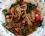 ほうれん草の牛肉と豆カレーサラダ作り方2写真