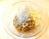 ご飯のおやき(きんぴらしらすチーズ)作り方3写真