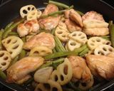 鶏肉とレンコンといんげんの甘酢炒め作り方8写真