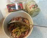 鮭缶で!簡単!美味しい!サーモンディップ作り方2写真