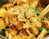 三つ葉とカリカリ揚げの甘酢和え作り方3写真