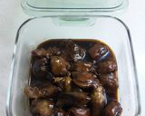 鶏レバーと砂肝の煮物作り方4写真