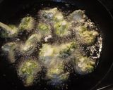 丸ごと一株❀ブロッコリーの天ぷら　抹茶塩作り方3写真