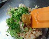 水菜と鶏味噌つくねのシンプルパスタ☆作り方2写真