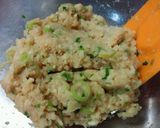 水菜と鶏味噌つくねのシンプルパスタ☆作り方3写真