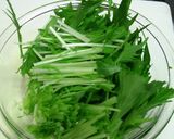 水菜と鶏味噌つくねのシンプルパスタ☆作り方4写真