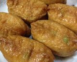 味付けいなりあげで☆簡単☆枝豆いなり寿司作り方5写真