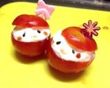 クリチみたいなヨーグルトのトマトちゃん♪作り方5写真