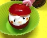 クリチみたいなヨーグルトのトマトちゃん♪作り方6写真