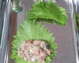 鰯の梅たたき・大葉巻作り方2写真