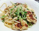 水菜と鶏味噌つくねのシンプルパスタ☆作り方8写真