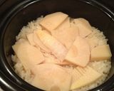 絶品！明太子と筍の炊き込みご飯♪作り方5写真