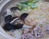 だし取り不要☆白だしで簡単鍋つゆ作り方4写真