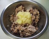ヘルシー美味☆牛肉のすりおろし林檎和え✿作り方4写真