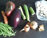 簡単ヘルシー☆カポナータ風野菜煮込み作り方1写真