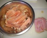 チキンとベーコンのトマトソースパスタ作り方2写真